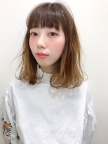 レンジシキチジョウジ (RENJISHI KICHIJOJI)&nbsp;外国人風ゆるふわセミディスタイル【RENJISHI】