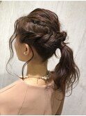 二次会パーティヘアアレンジ