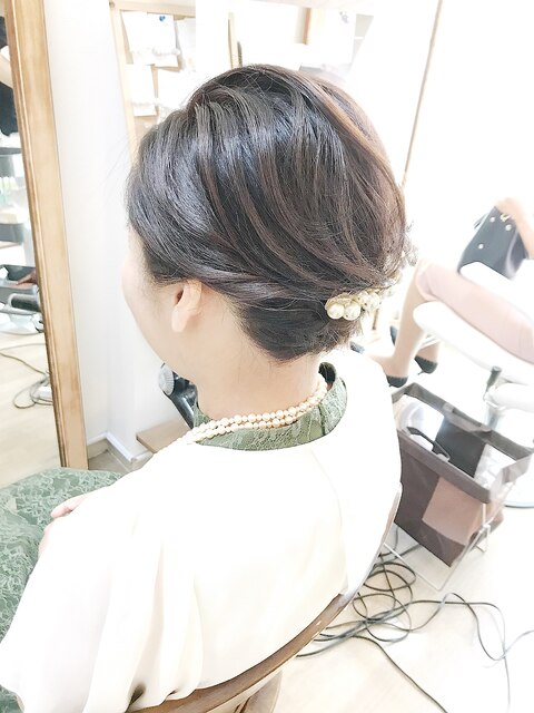 ボブ結婚式アレンジ　【ヘアアレンジ  立川/立川南/八王子】