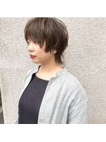 ヘアメイク マルナ 本店(HAIR MAKE MALUNA) 【maluna あっちゃん】個性派ショート×チャコールグレー