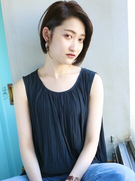 バース(BIRTH) 天神【BIRTH】ぱっつんボブショートマッシュオリーブグレージュ6