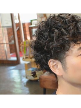 ポタム 東中野(potamu) メンズスパイラルパーマ