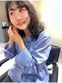 #ミディアム #くるくるパーマ #パーマ