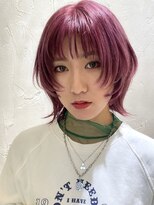 ボコカ(bococa) ミディアムウルフ×ケアブリ×ピンク