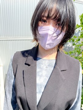 ツイギー 宮西店(TWiGGY) ナチュラルウルフ×インナーカラー