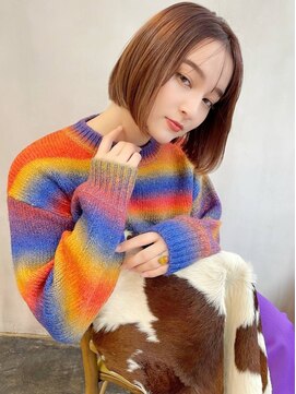 エクー(ECOO) 『  ミニボブ×ベージュカラー  』 ECOO