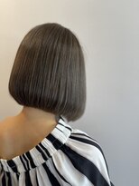 ピュアソウル(Pure Soul)&nbsp;ニューヨークドライカットで美髪ボブ×シアーグレージュ[渋谷]