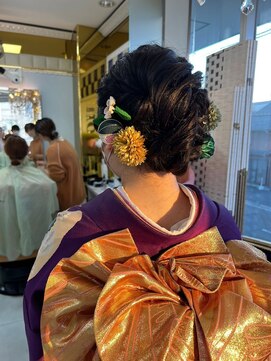 髪技空間アノン(anon) 成人式2023