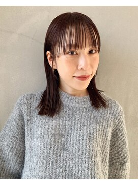 ヨーク(YOKE) 【 YOKE 】20代30代ワイドバングぱつっとボブロブおくれ毛