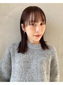 【 YOKE 】20代30代ワイドバングぱつっとボブロブおくれ毛