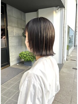 レフ(LEF) 大人可愛い/20代30代40代/切りっぱなしボブ/外ハネ/葛谷　英司