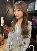 透明感シアーベージュ
