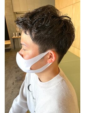 ニアウ 伊勢崎連取店(Niau) スパイキーショートヘアメンズパーマメンズカットツーブロック