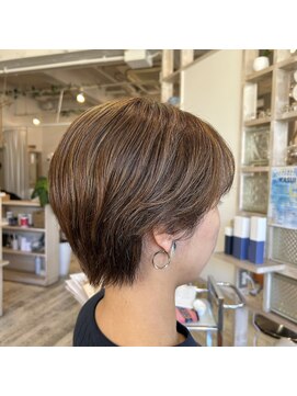 アシャ ヘアー ソリューション 神戸店(asha hair solution) 20代30代40/大人ショート/ハンサムショート/夏ヘア