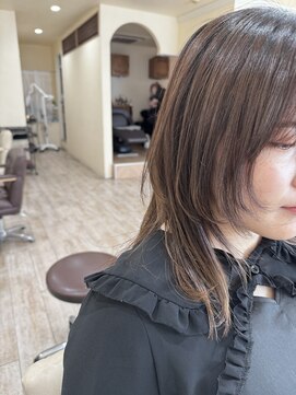 ラボヌールヘアーノーブル 新越谷店(La Bonheur hair noble) ロングウルフ/極上髪質改善