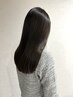 【ツヤ髪☆】カット+縮毛矯正+３STEP【N. KERAREFINE】トリートメント ￥13000