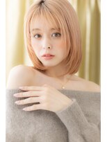 カバーヘア ブリス 大宮西口(COVER HAIR bliss) 透明感ハイトーンカラーレイヤーカットボブディZ大宮20代30代