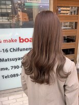 ボアップ 松山店(boappu) #艶カラー#髪質改善トリートメント#イルミナカラー