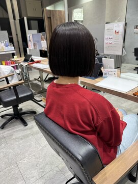 ボブ×髪質改善