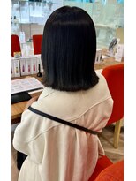 ファースト 仙台店(first) 暗めグレージュ×肩ラインボブ