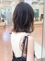 パークレーン アイス イヴェン(park lane ICI yeven)&nbsp;ブリーチなしダブルカラーミディアムボブ20代30代40代夏カラー