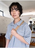 緩い雰囲気のショートパーマ