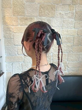 ヴァン カウンシル 川口店(VAN COUNCIL) ツインブレイドリボンアレンジ