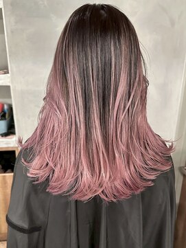 アポロ 横浜駅店(apollo) xバレイヤージュ/ホワイトグレージュ/レイヤーカット