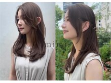 mimiの雰囲気（光の当たり方で変わる透明感カラーが得意です。）