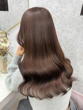 ラビス(Lovis) 黒髪カタログ/オリーブグレー/小顔ヘア/ココアベージュ