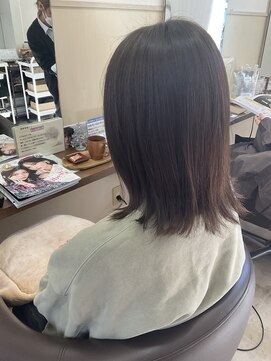 コアフィールフィス(COIFFURE fils) 【見附　今町】ミントアッシュカラー
