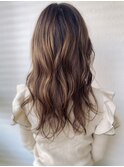 バレイヤージュ/ロングパーマ/コテ巻き風パーマ20代30代◎p大宮!