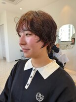 オン キャナルシティ博多前店(on)&nbsp;【晴音】マッシュショート/マッシュパーマ/20代