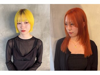 ヘルベチカ・ヘア(Helvetica hair)の写真/【代官山】光に透ける圧倒的な透明感。ケアブリーチで髪を労わり、あなただけの洗練された色味をデザイン。