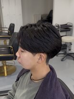 ボルド(Bordo)&nbsp;曲がる縮毛矯正で作るショートセンターパート