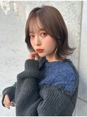 *顔周りハイライトカラーボブ*【Zina月島】