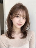 【NOA】大人可愛い韓国風くびれミディ透明感ベージュ