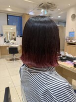 アッシュ 中目黒店(Ash)&nbsp;裾カラー×切りっぱなしボブ