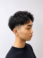 メンズ レオ 天六店(men's LEO) 爽やかアップバング×テーパーフェード