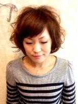 ロマドール(Roma Doll)&nbsp;コロンとしたデジタルパーマ ショートスタイル