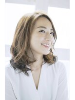 ゴッドハンド 横浜店&nbsp;大人可愛いミックスミディ◎30代40代50代60代