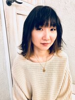 ヘアスピリッツアンクス(Hair Spirit anx)&nbsp;肩でハネるルーズミディ