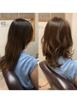 トゥーリ 二日市店(tuuli) 二日市☆美容室☆ ナチュラルミディアム 肩ライン セミディ