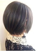 20代30代大人可愛い☆シークレットハイライト艶髪ショート