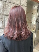 Liberte銀座 大人可愛い小顔ショート×ピンクブラウン