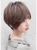 【THiRD 浅野】マロンベージュショート