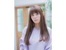 【メンズ】縮毛矯正+カット+ファイバープレックストリートメント　￥15070