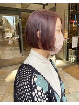 レンク(LENC)&nbsp;ミニボブ　ピンクラベンダーカラー