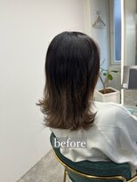 シア(sia)&nbsp;髪質改善ストレートbefore after