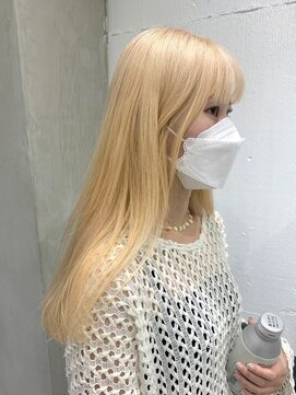 ゲーム 渋谷店(GAME) ダブルカラーブロンドベージュカラーケアブリーチハイトーン韓国